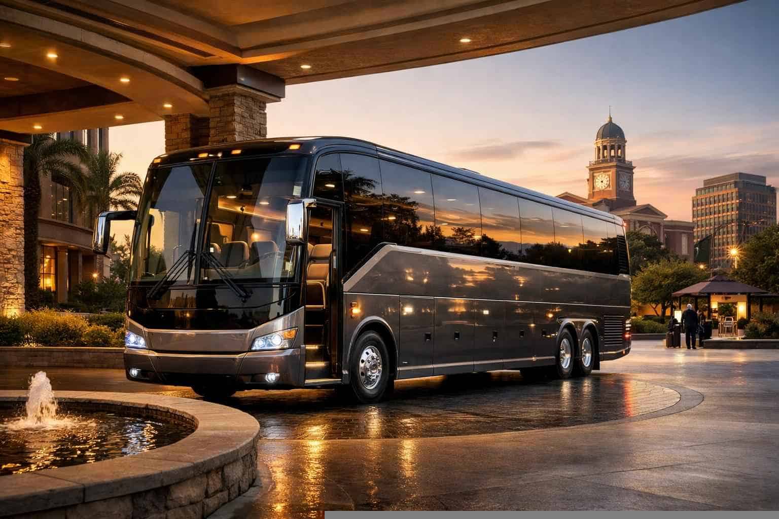 Luxury Charter Bus Rental in Garland Texas