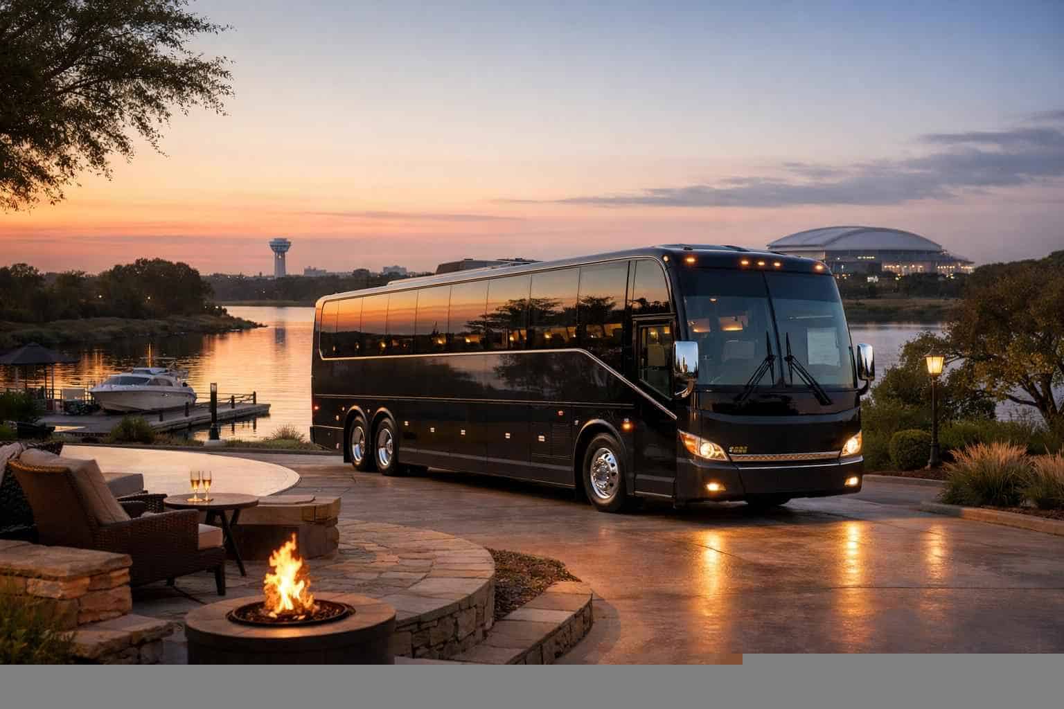 Luxury Charter Bus Rental in Grand Prairie Texas