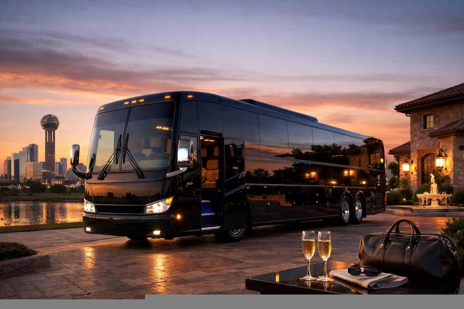 Luxury Charter Bus Rental in Lancaster Texas