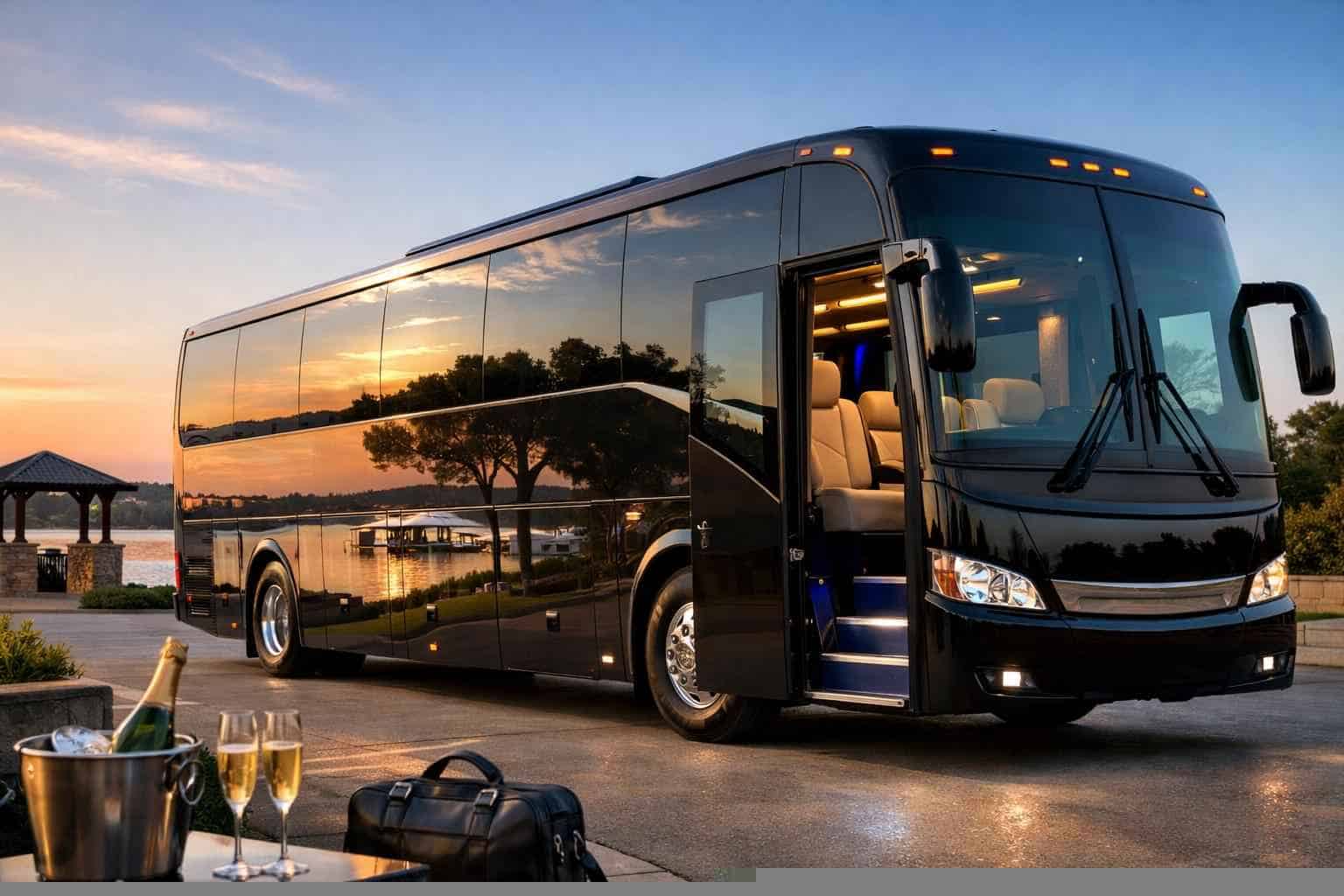 Luxury Charter Bus Rental in Little Elm Texas