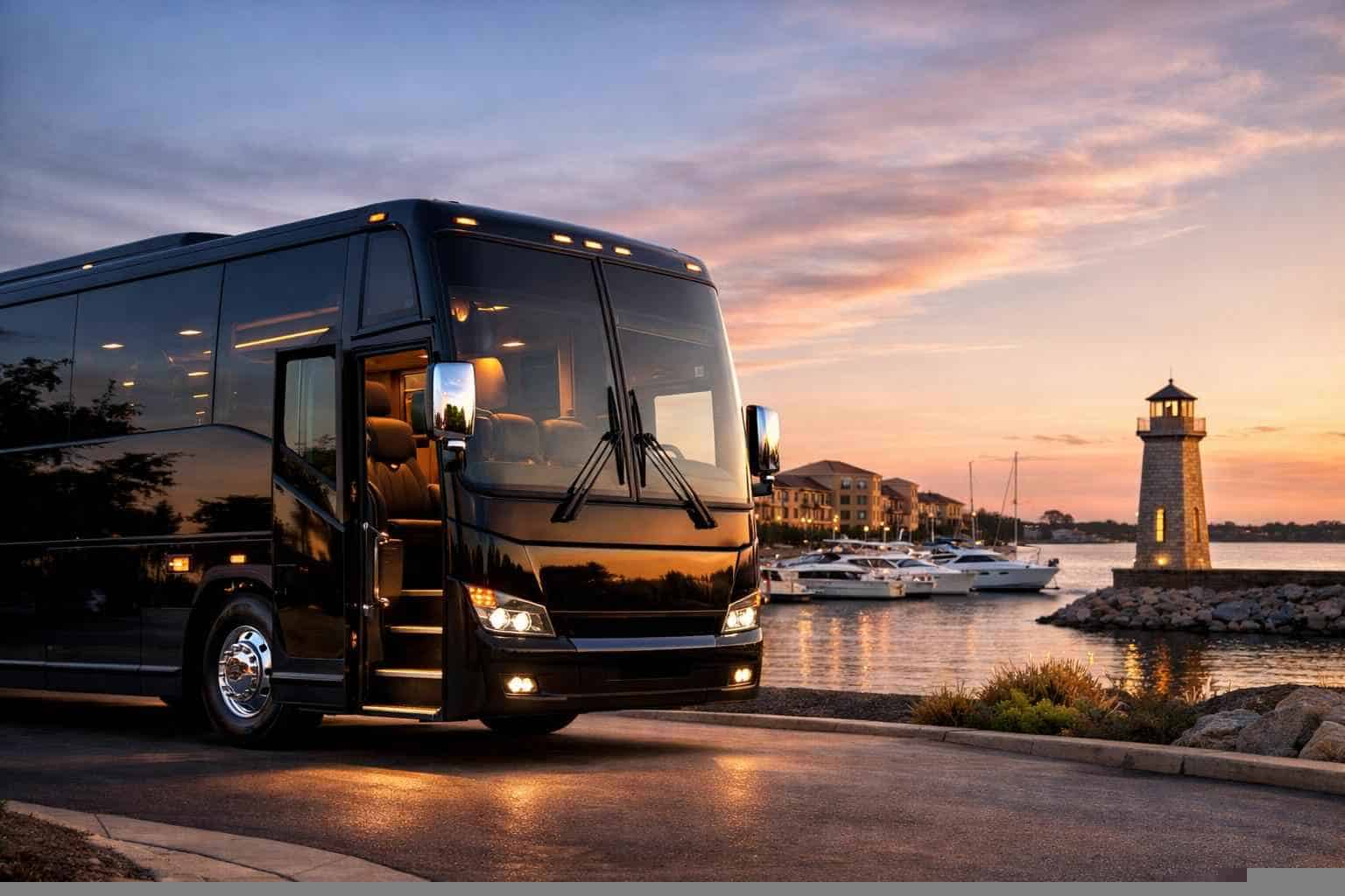 Luxury Charter Bus Rental in Rockwall Texas