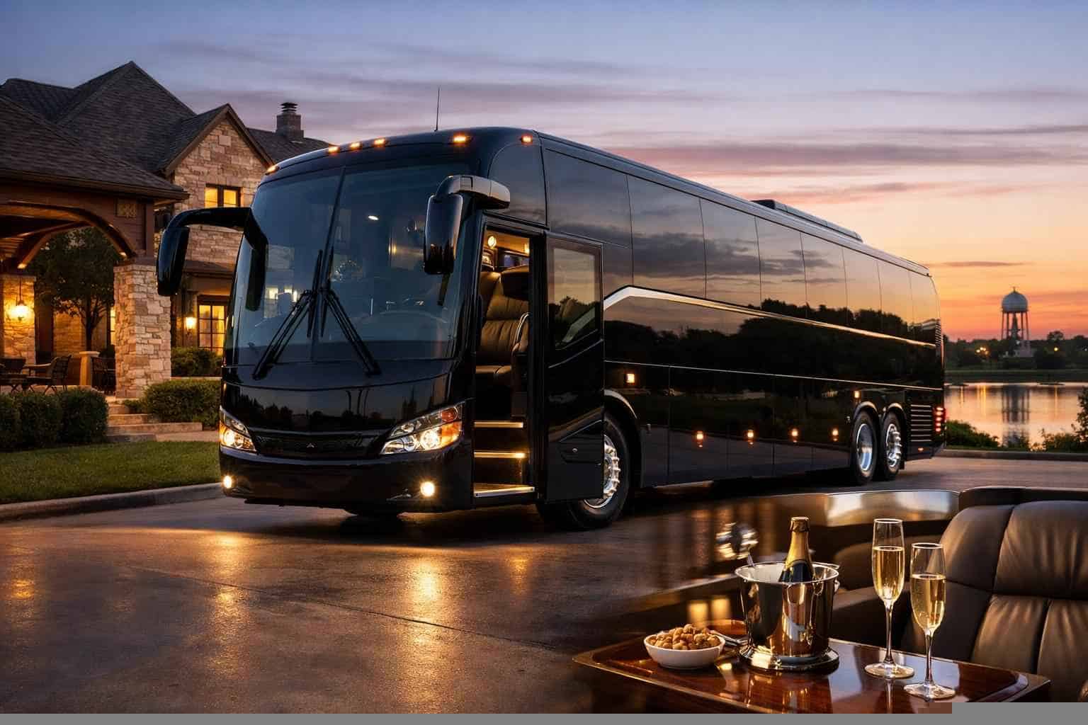 Luxury Charter Bus Rental in Sachse Texas