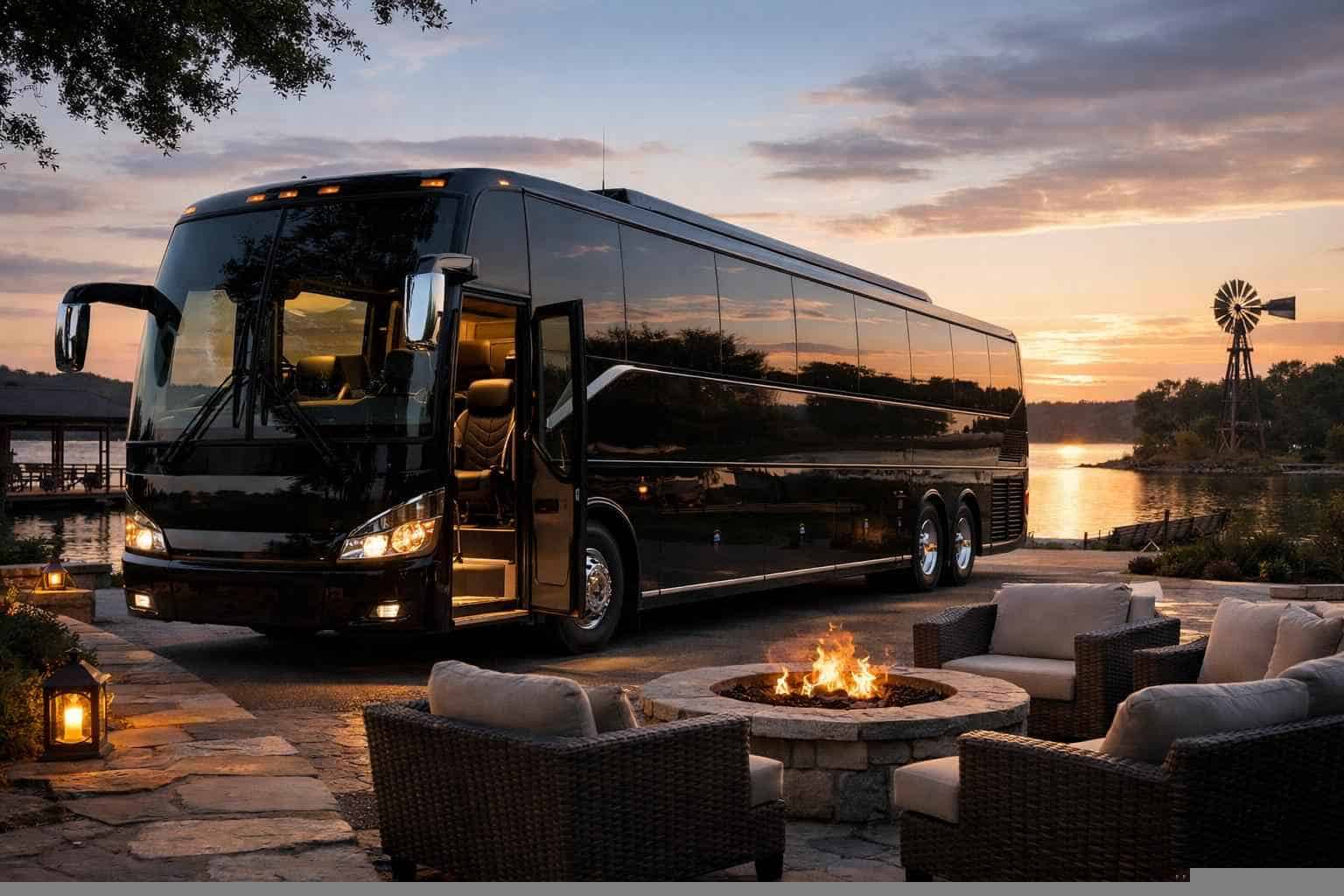 Luxury Charter Bus Rental in Wylie Texas