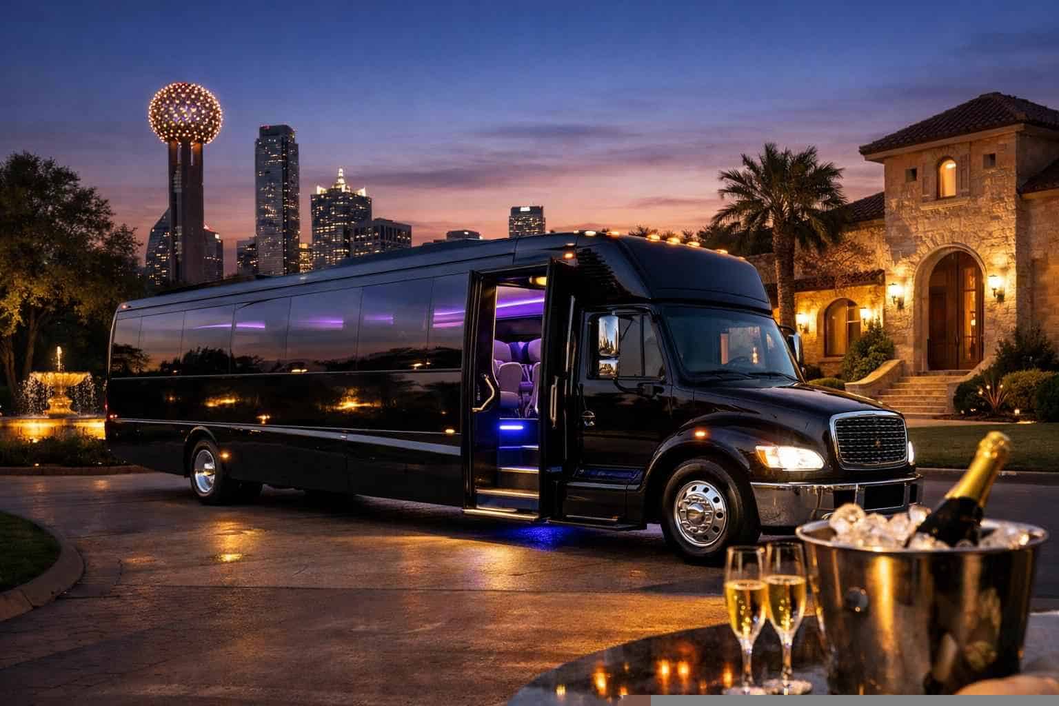 Luxury Limo Bus Rental in Balch Springs Texas