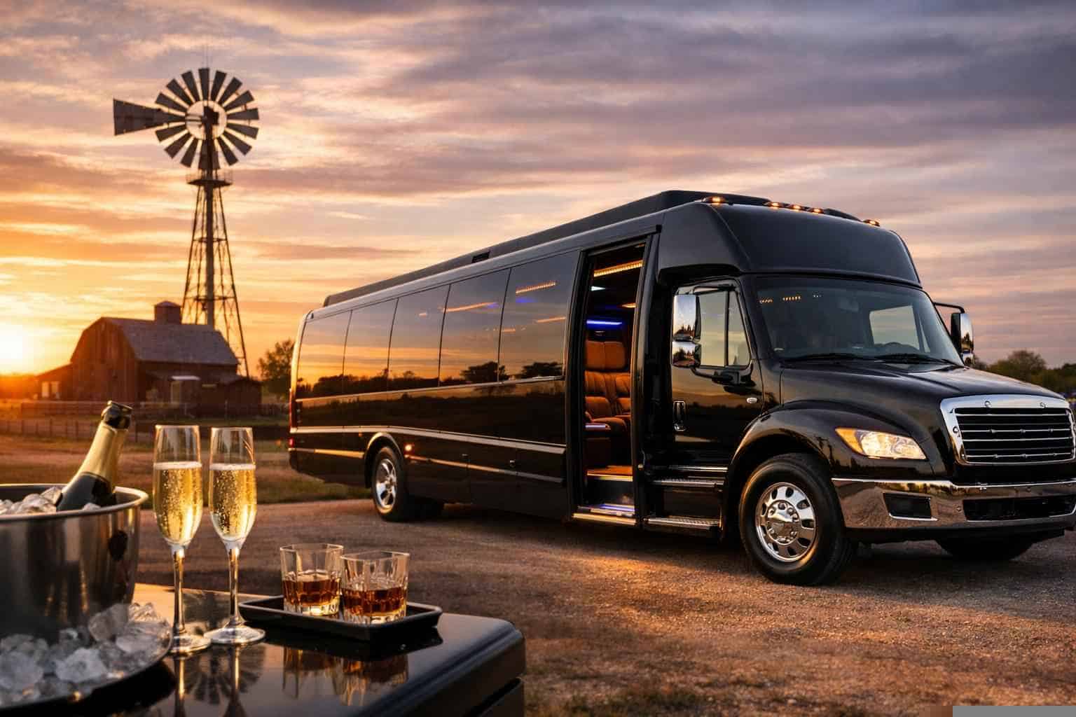 Luxury Limo Bus Rental in Celina Texas