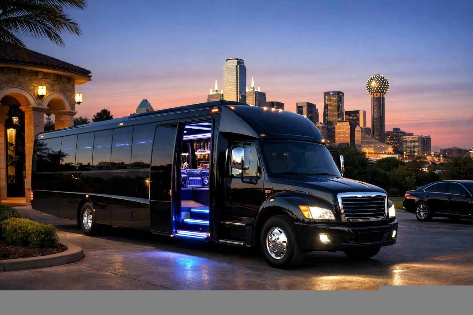 Luxury Limo Bus Rental in DeSoto Texas