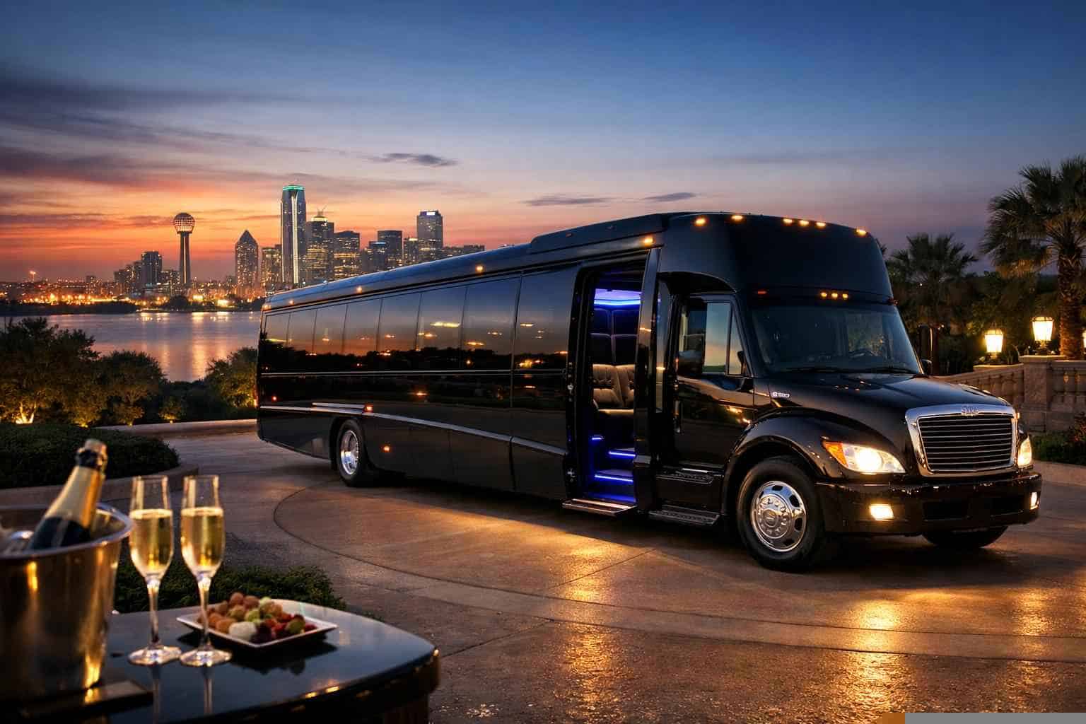 Luxury Limo Bus Rental in Grand Prairie Texas
