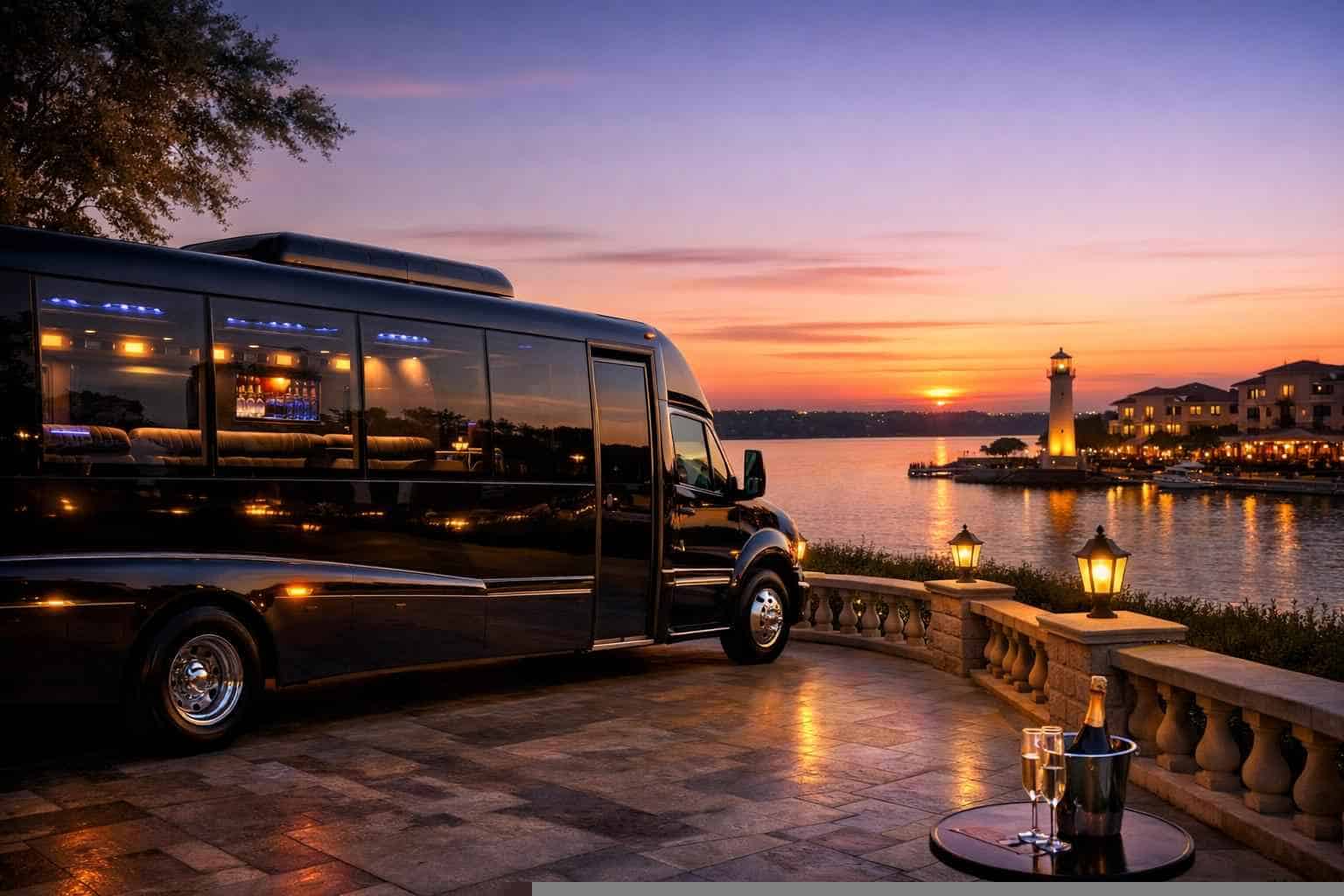 Luxury Limo Bus Rental in Rockwall Texas