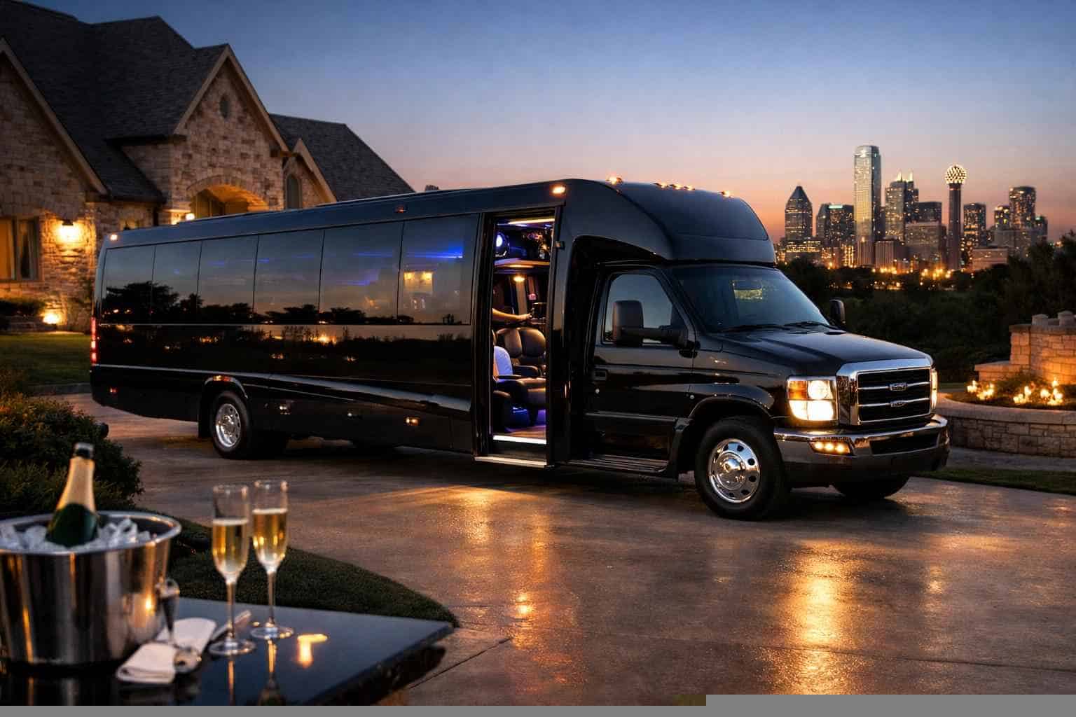 Luxury Limo Bus Rental in Sachse Texas
