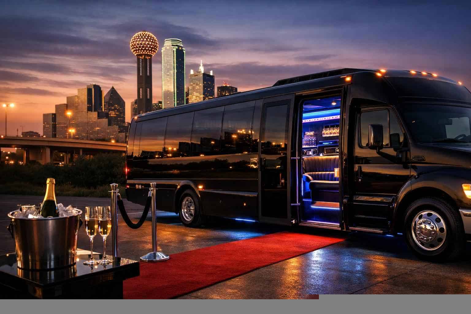 Luxury Party Bus Rental in Balch Springs Texas
