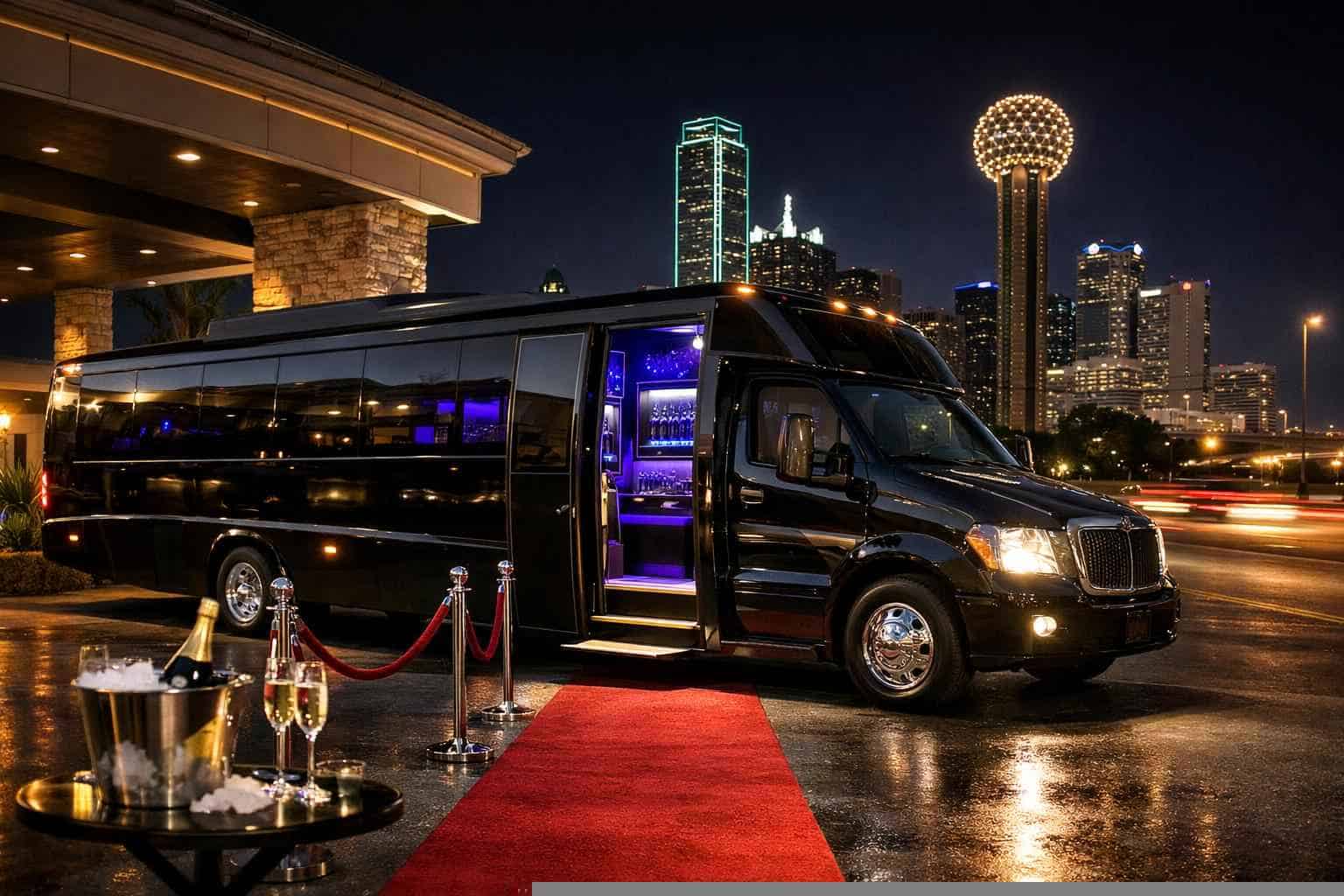 Luxury Party Bus Rental in Duncanville Texas