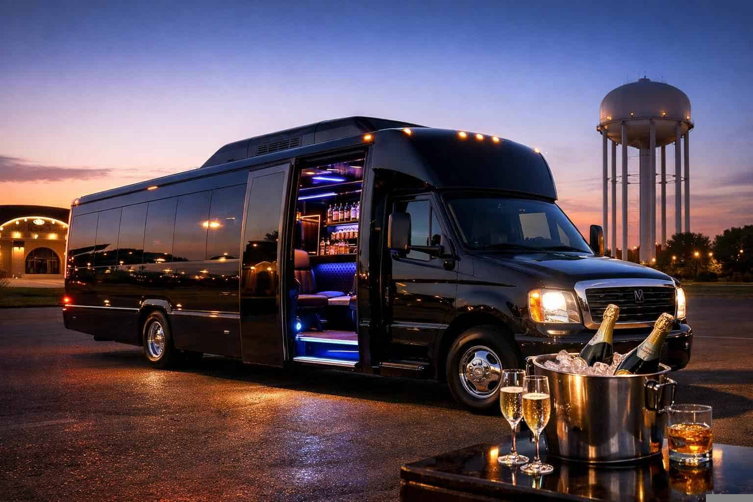 Luxury Party Bus Rental in Mesquite Texas