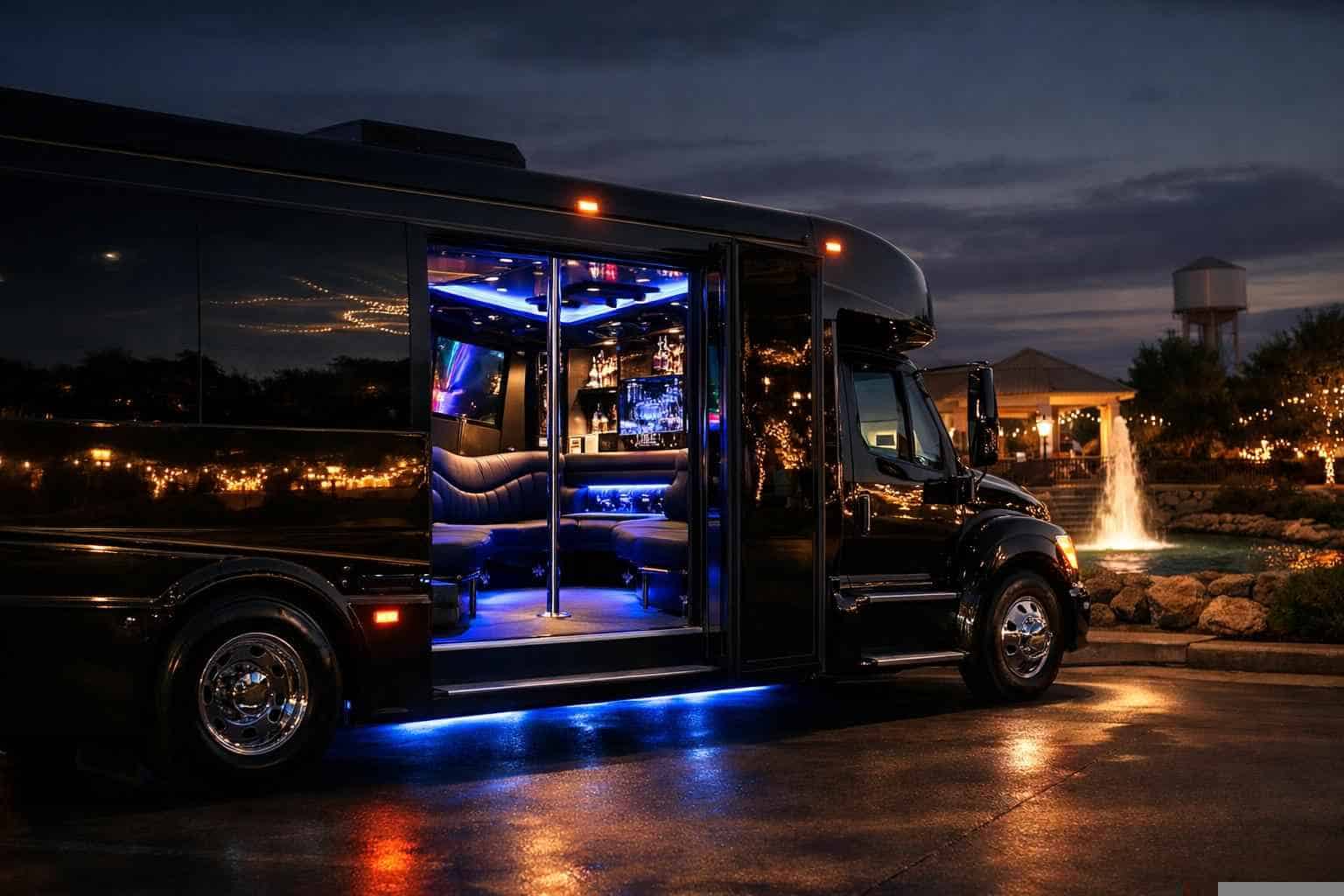 Luxury Party Bus Rental in Sachse Texas
