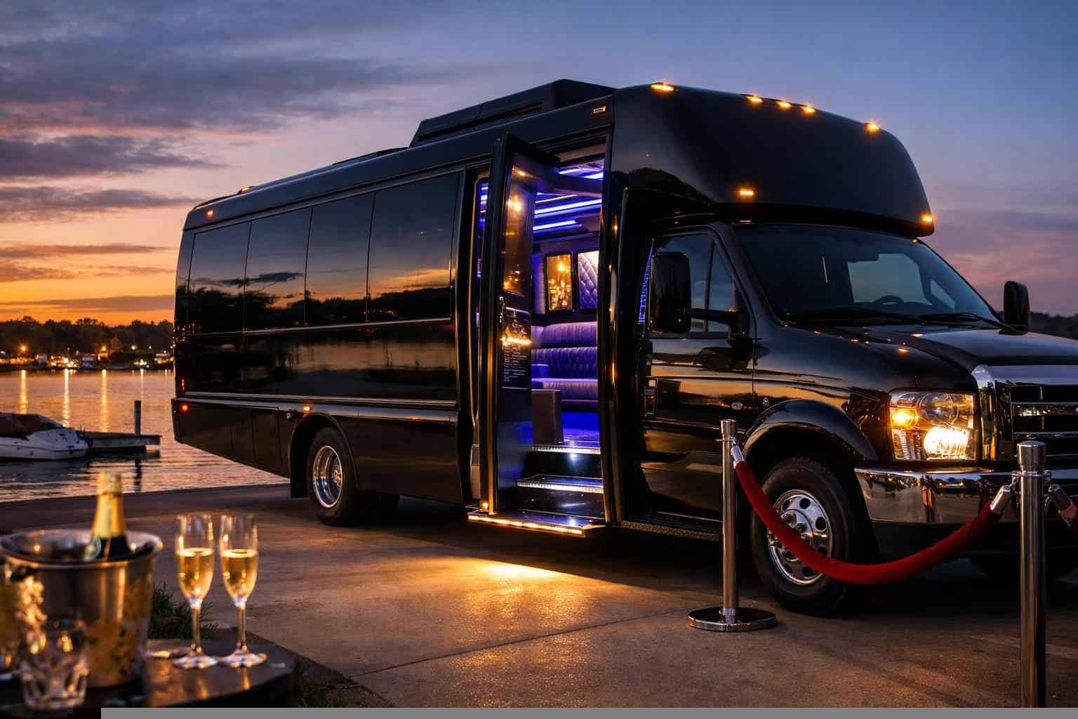 Luxury Party Bus Rental in Wylie Texas