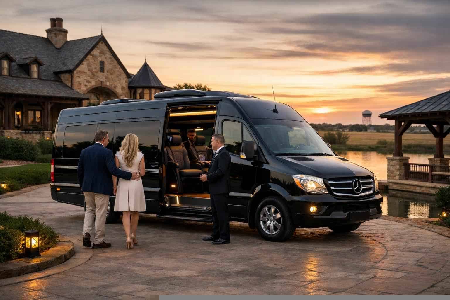 Luxury Passenger Van with Driver in Celina Texas