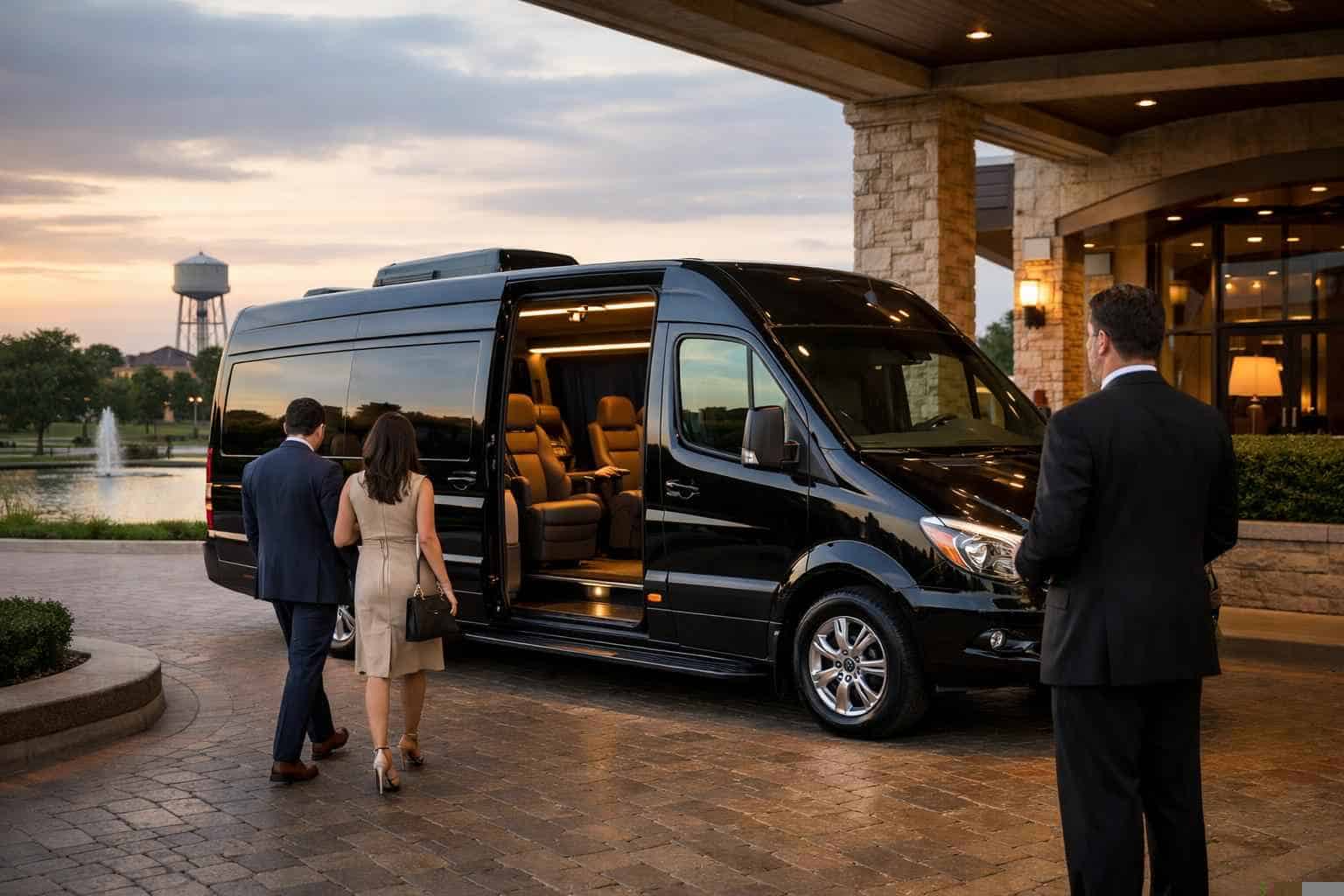 Luxury Passenger Van with Driver in DeSoto Texas