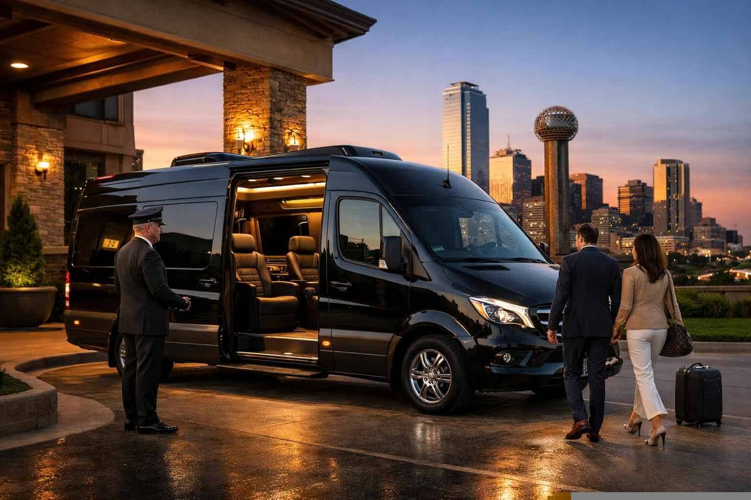 Luxury Passenger Van with Driver in Garland Texas