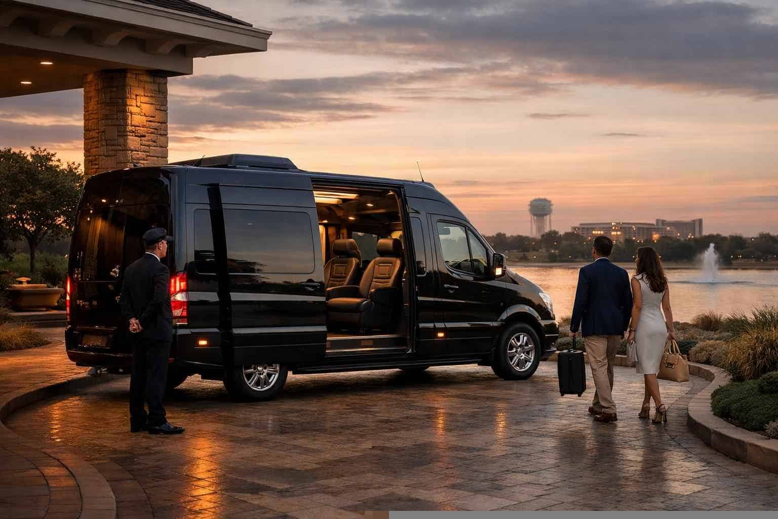 Luxury Passenger Van with Driver in Grand Prairie Texas