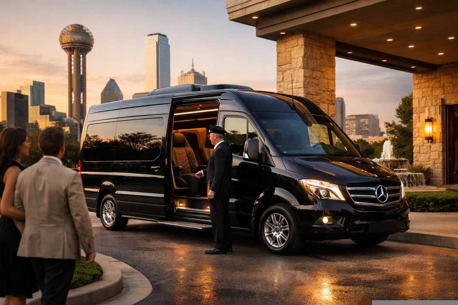 Luxury Passenger Van with Driver in Lancaster Texas