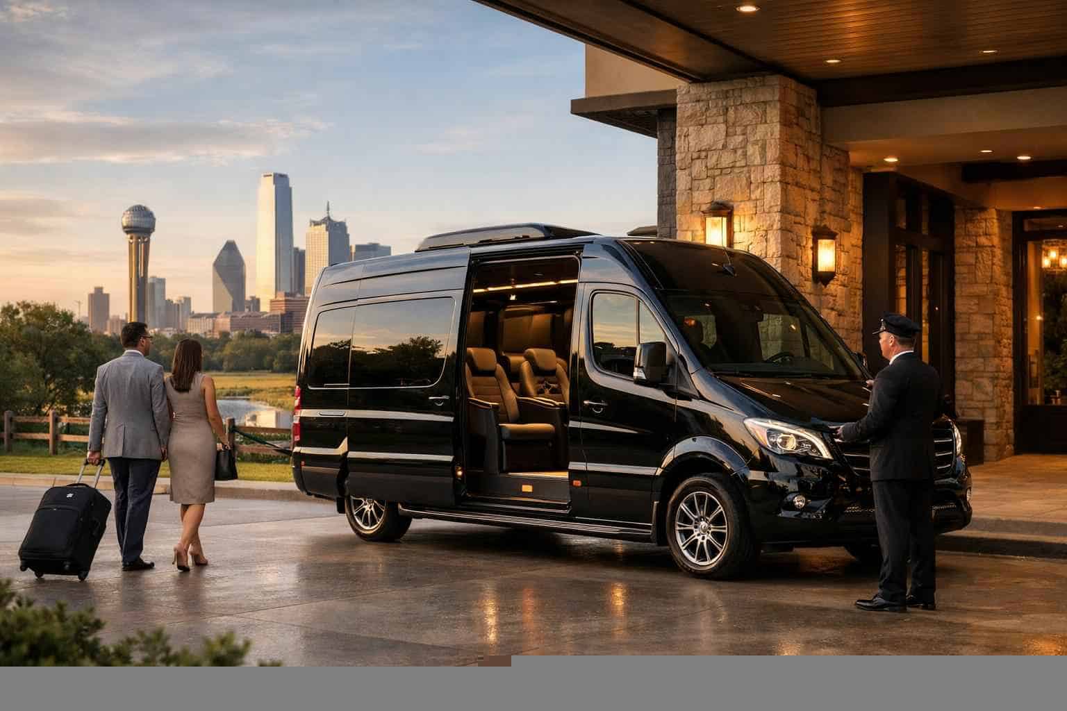 Luxury Passenger Van with Driver in Mesquite Texas