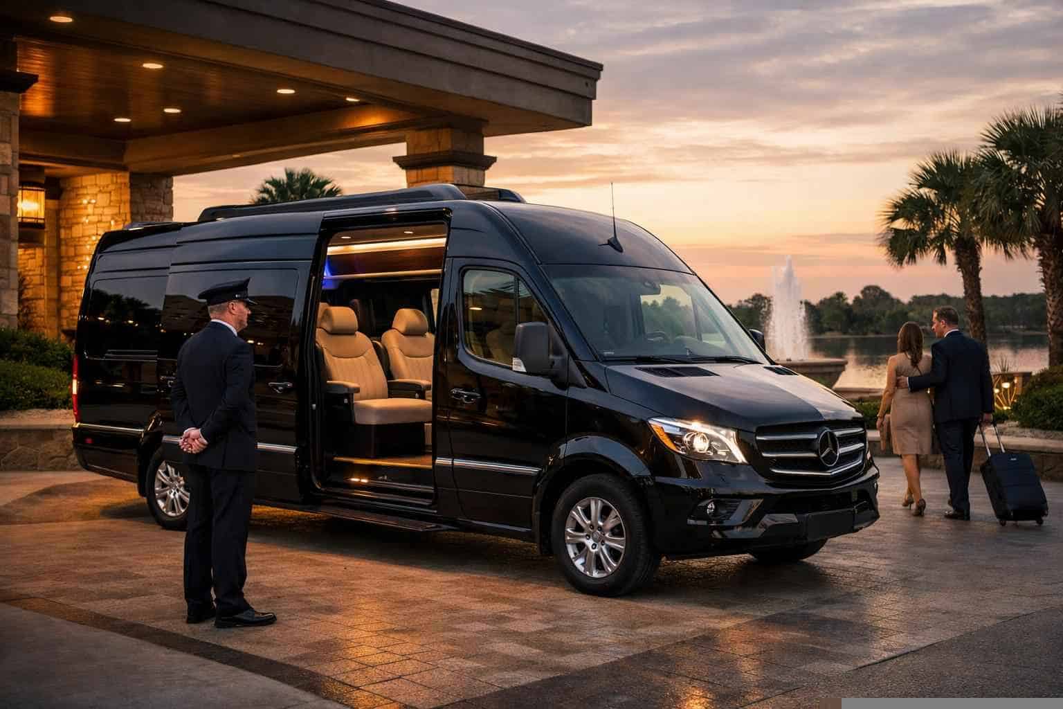 Luxury Passenger Van with Driver in Rowlett Texas