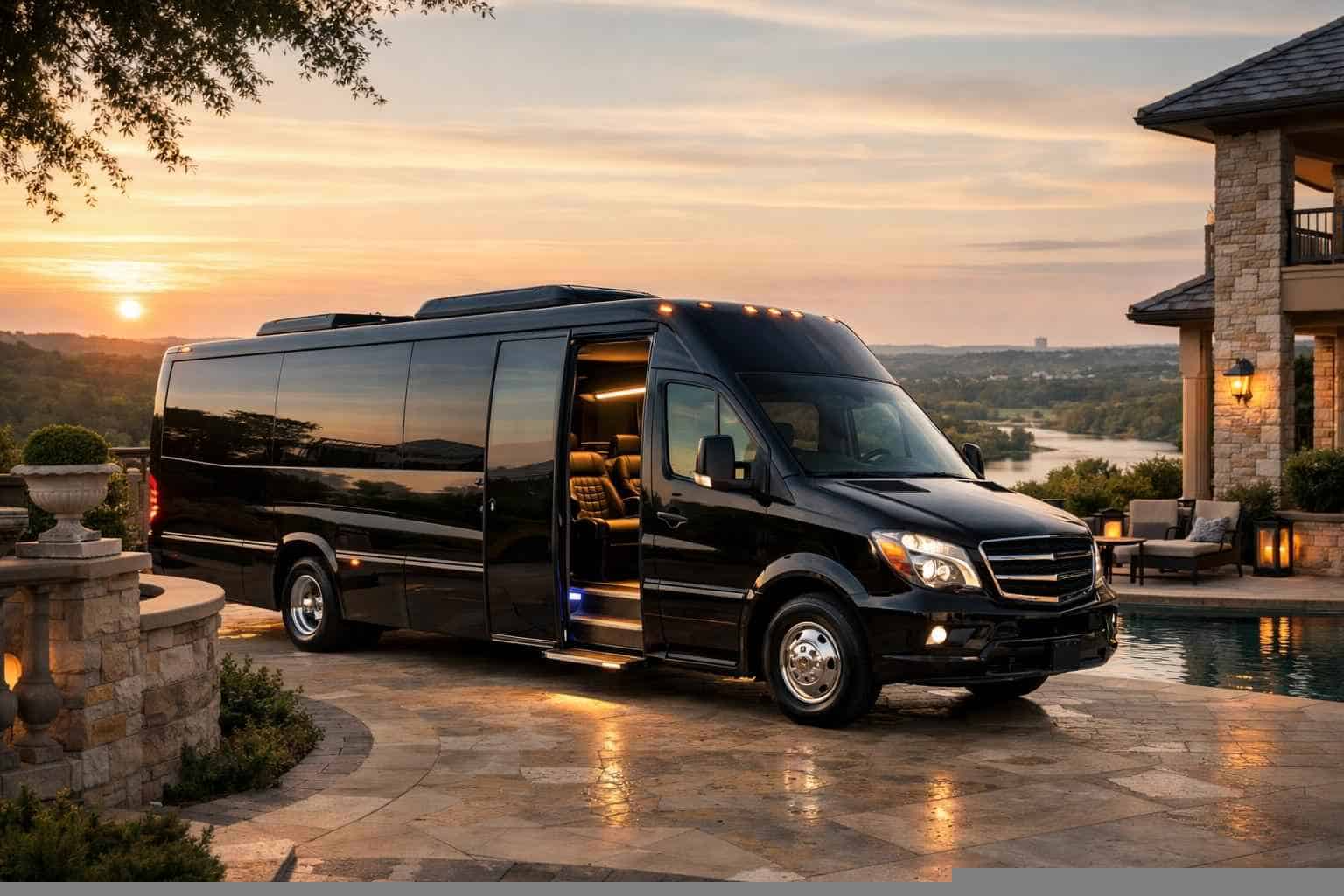 Luxury Shuttle Bus Rental in Cedar Hill Texas