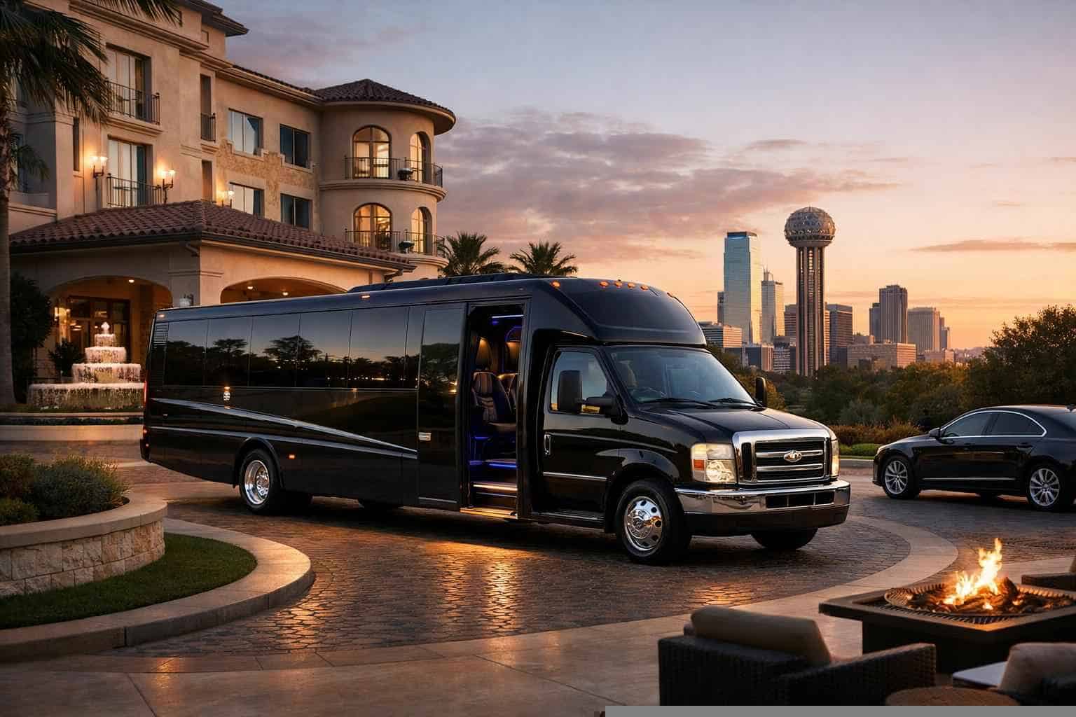 Luxury Shuttle Bus Rental In Duncanville Texas