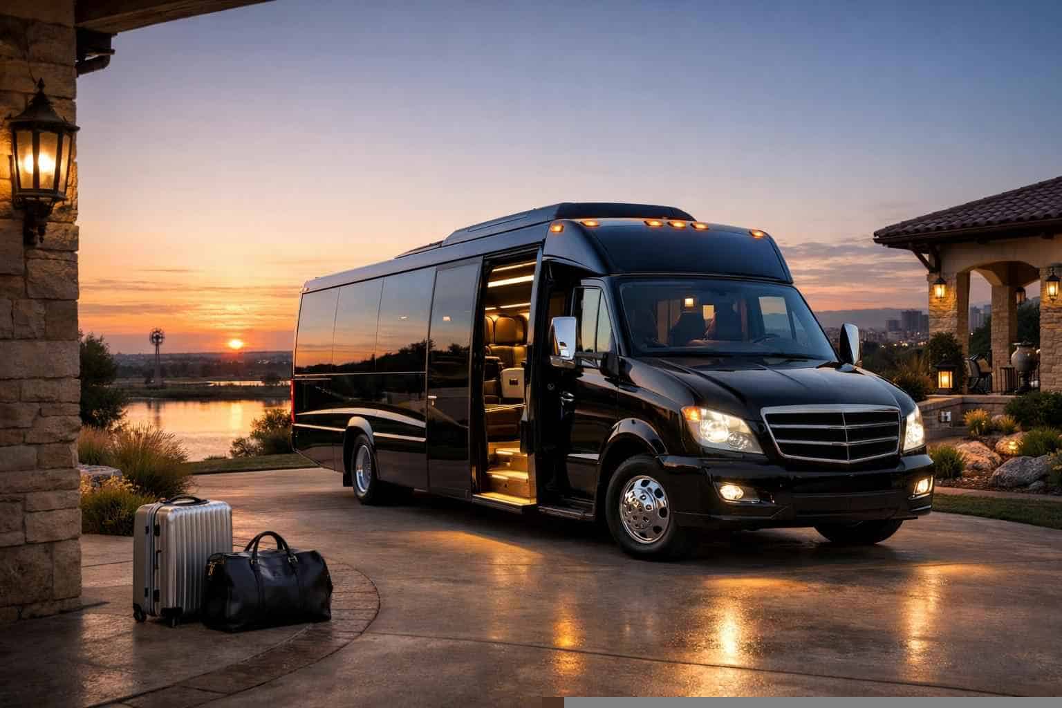 Luxury Shuttle Bus Rental in Grand Prairie Texas