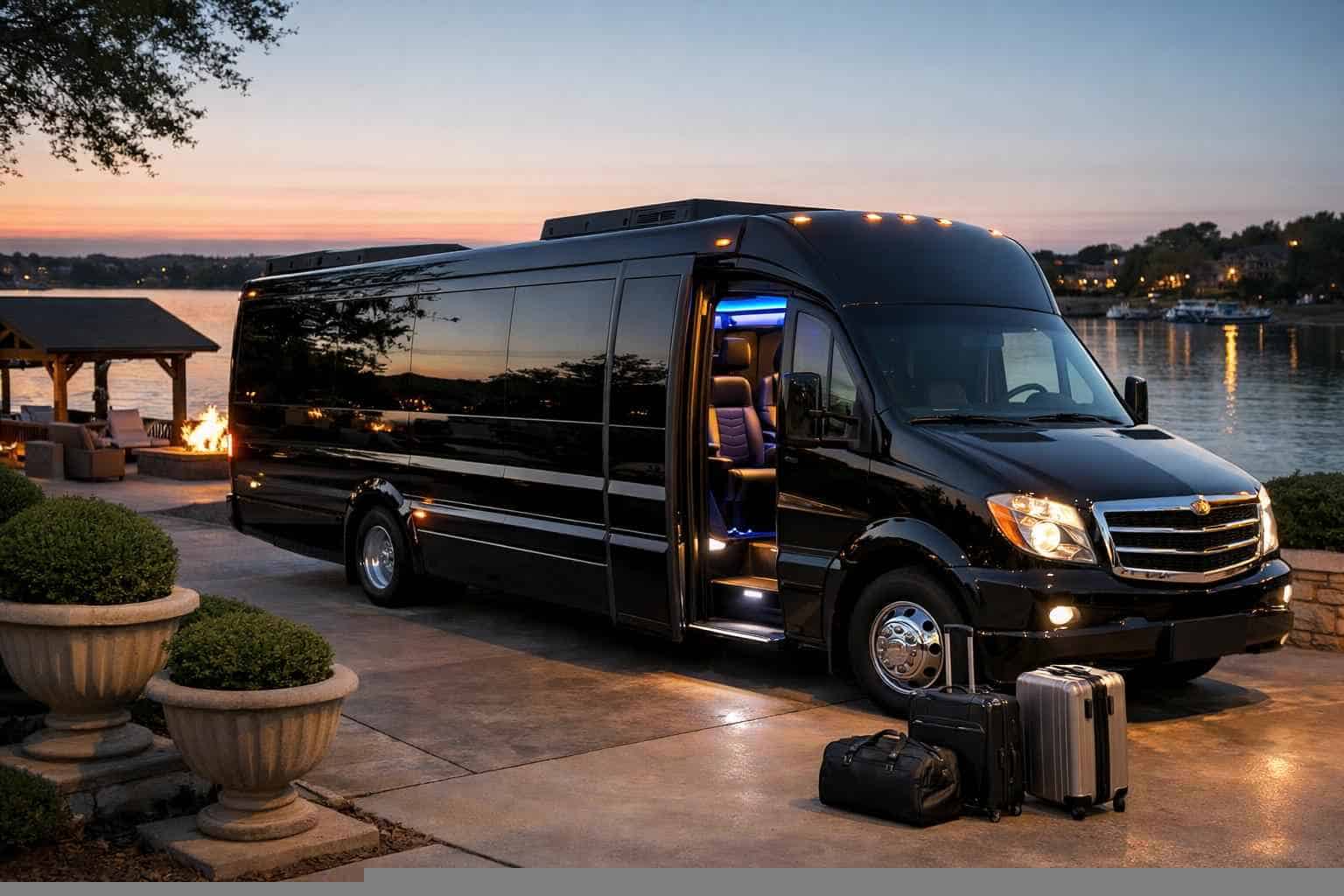 Luxury Shuttle Bus Rental In Little Elm Texas