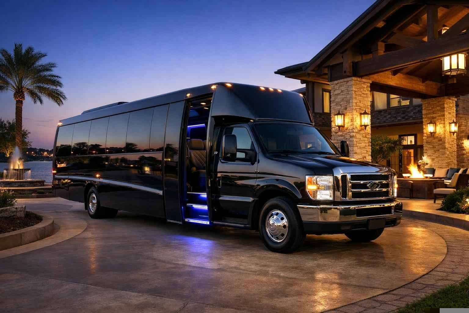 Luxury Shuttle Bus Rental in Rowlett Texas