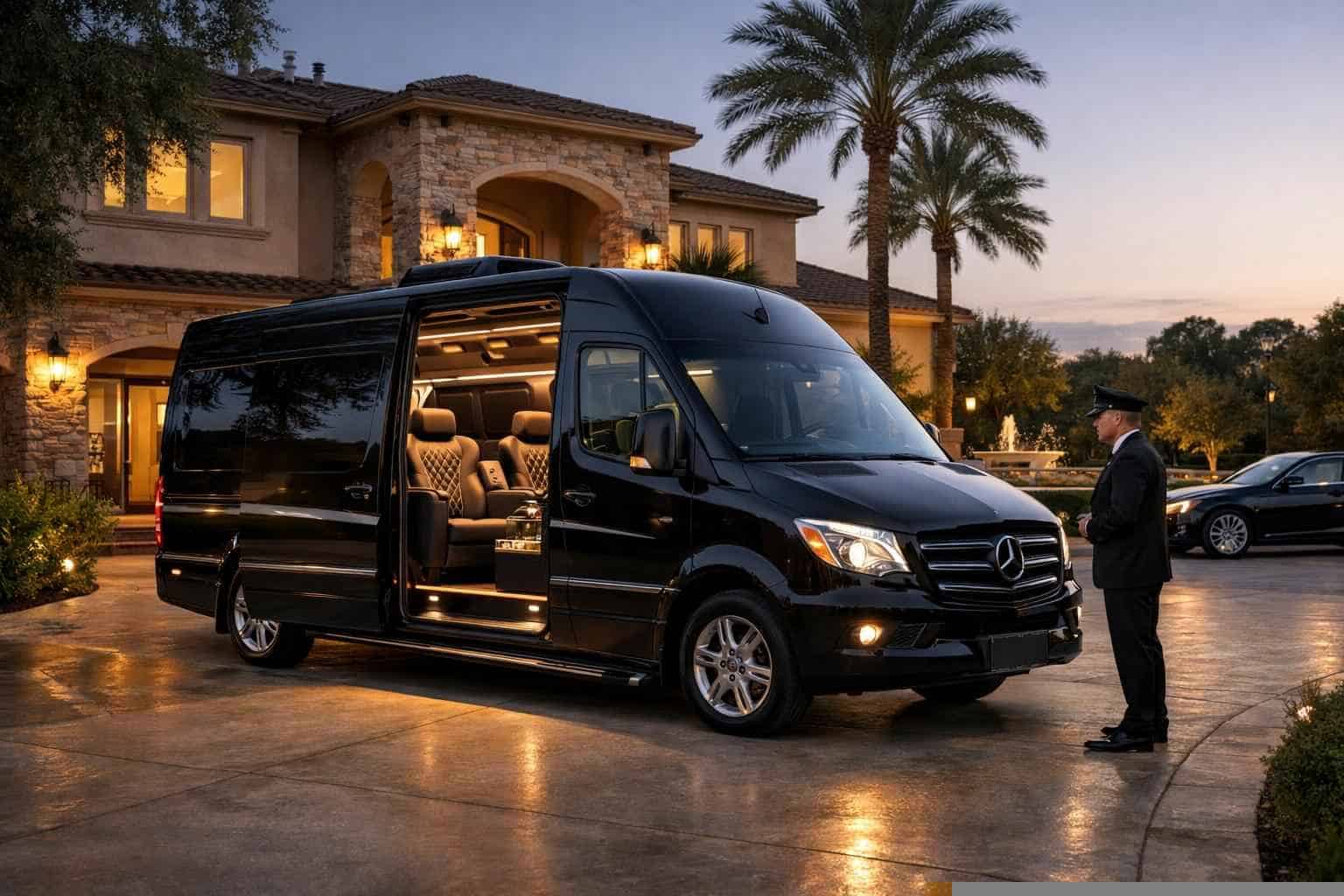 Luxury Sprinter Van Rental with Driver in Duncanville Texas