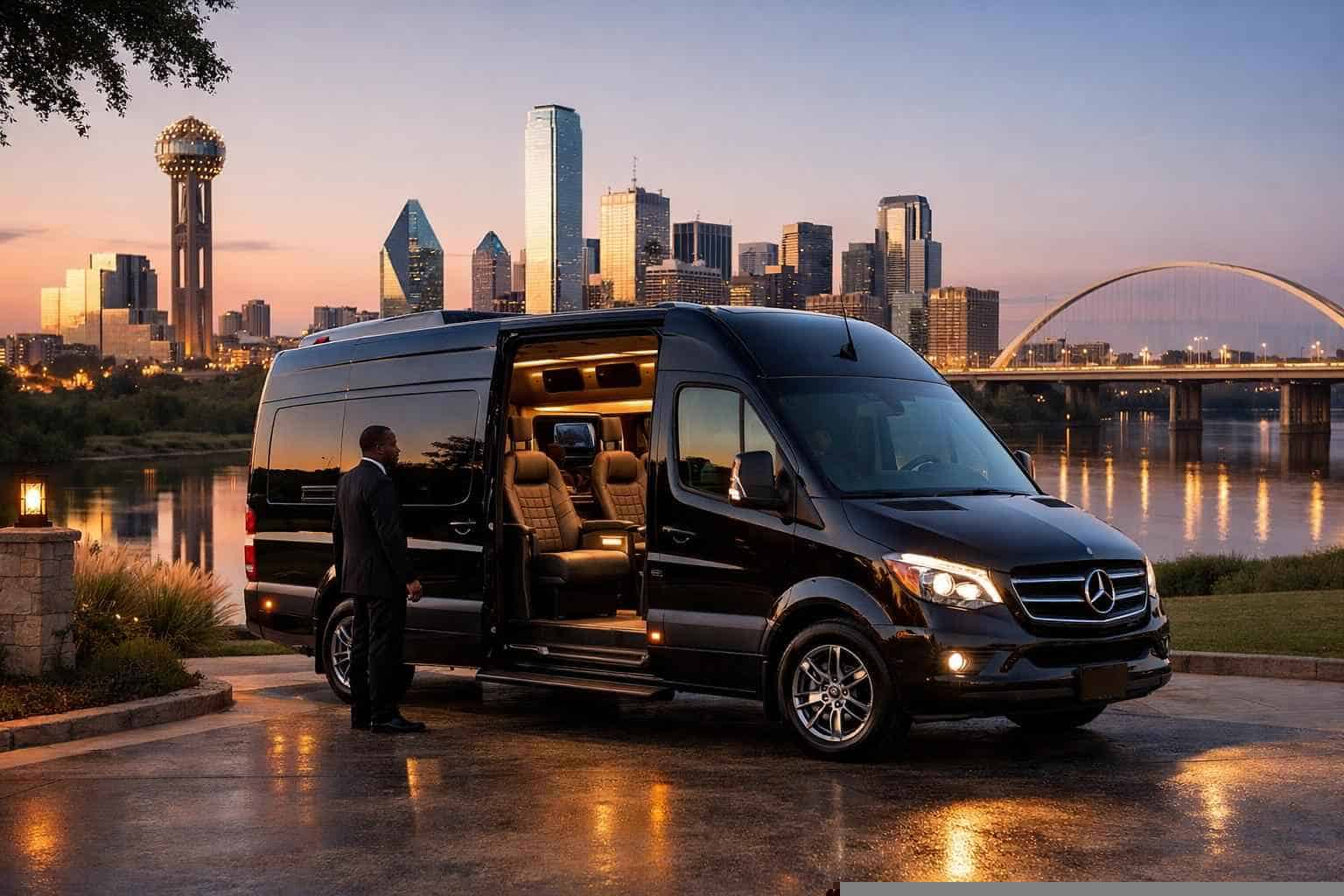 Luxury Sprinter Van Rental with Driver in Grand Prairie Texas
