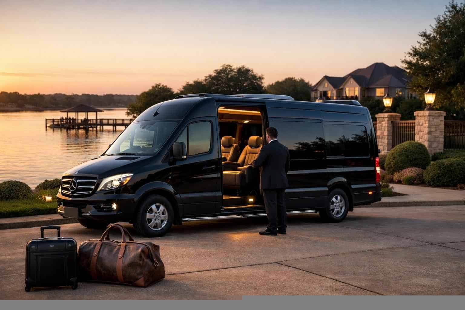 Luxury Sprinter Van Rental with Driver in Rowlett Texas