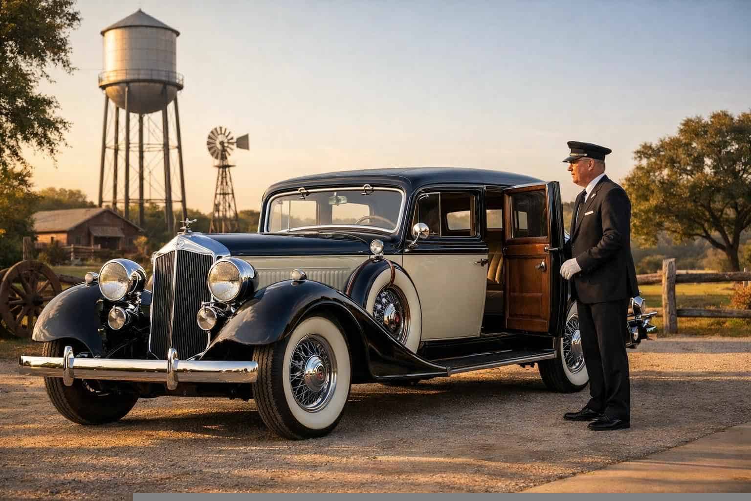 Mesquite Texas Antique Vehicle Rental with Driver