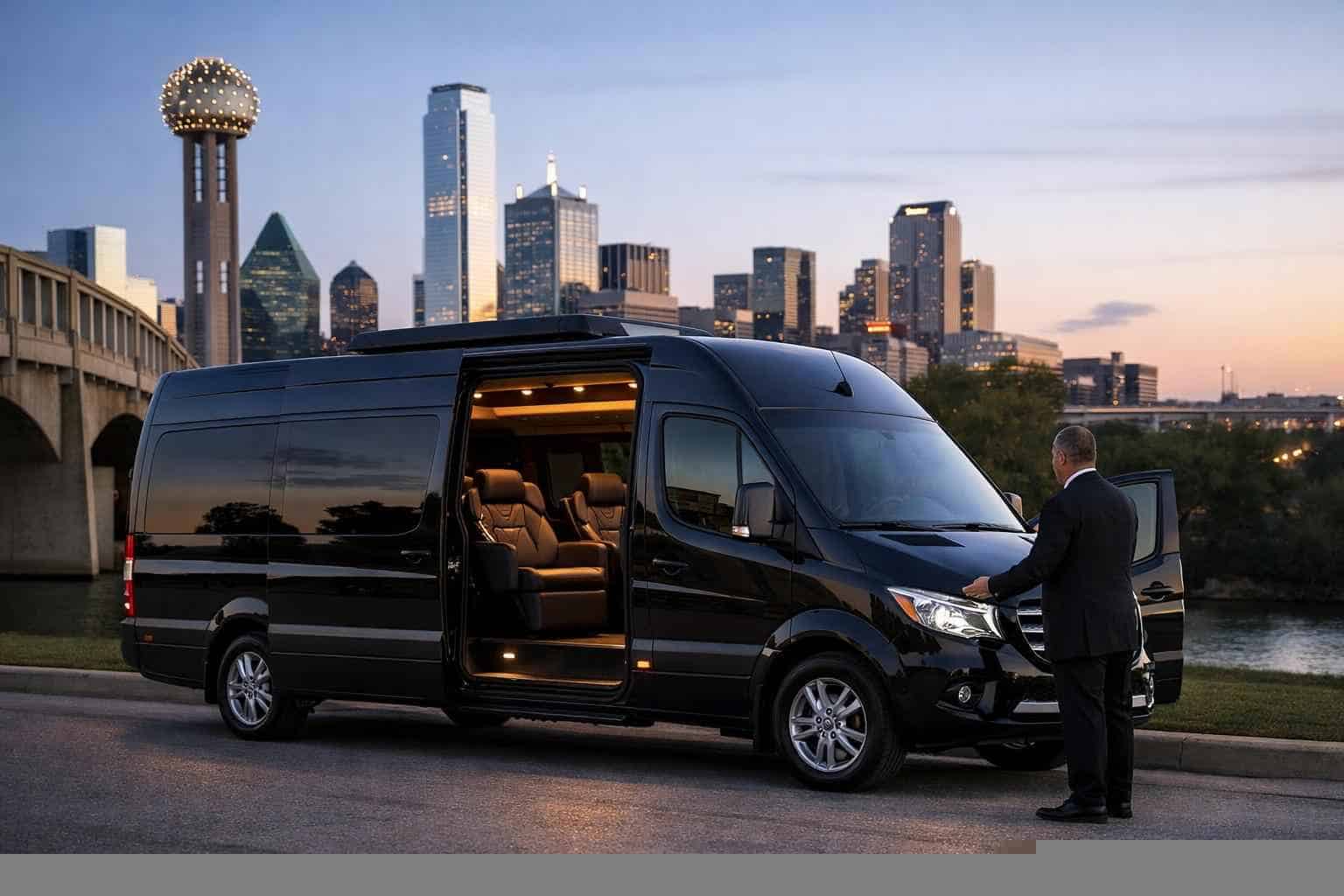 Mesquite Texas Passenger Van with Driver