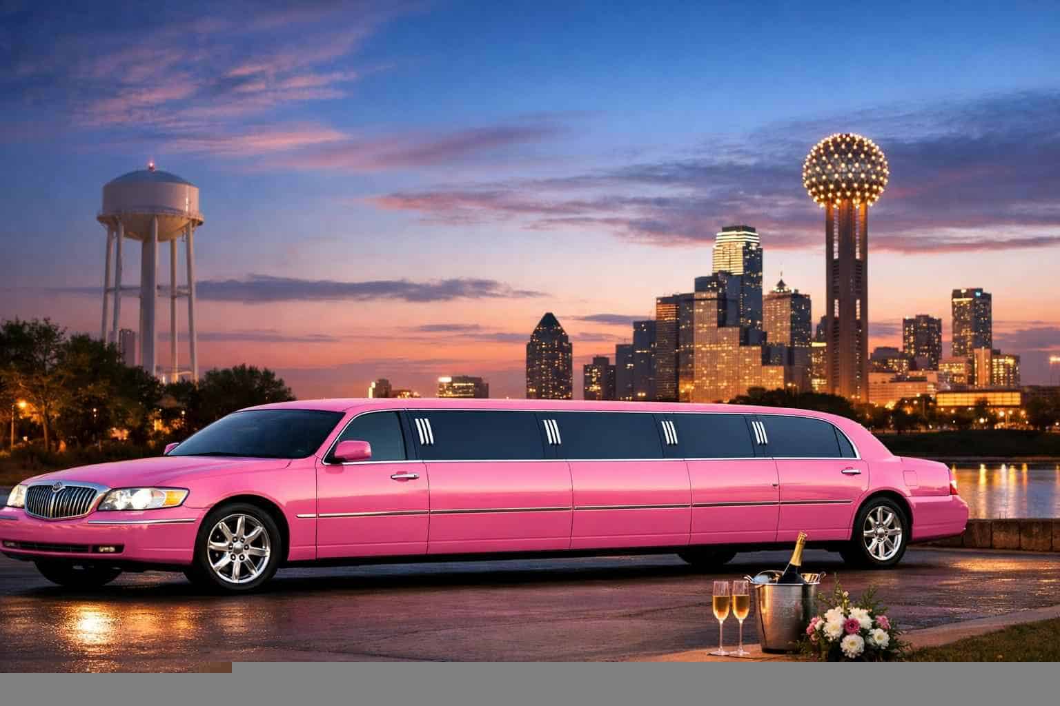 Mesquite Texas Pink Limo Rental