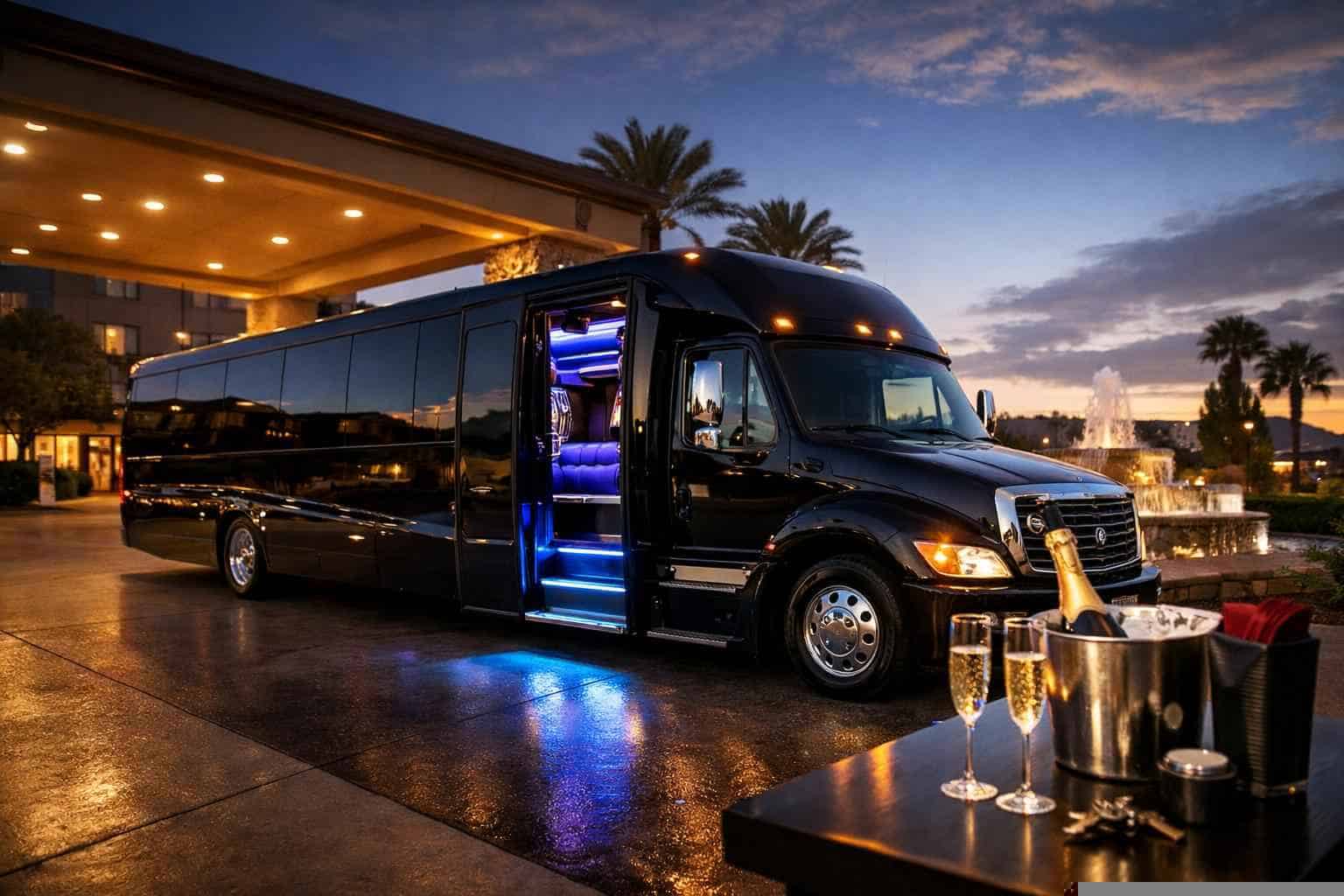 Party Bus Rental Near Me DeSoto TX