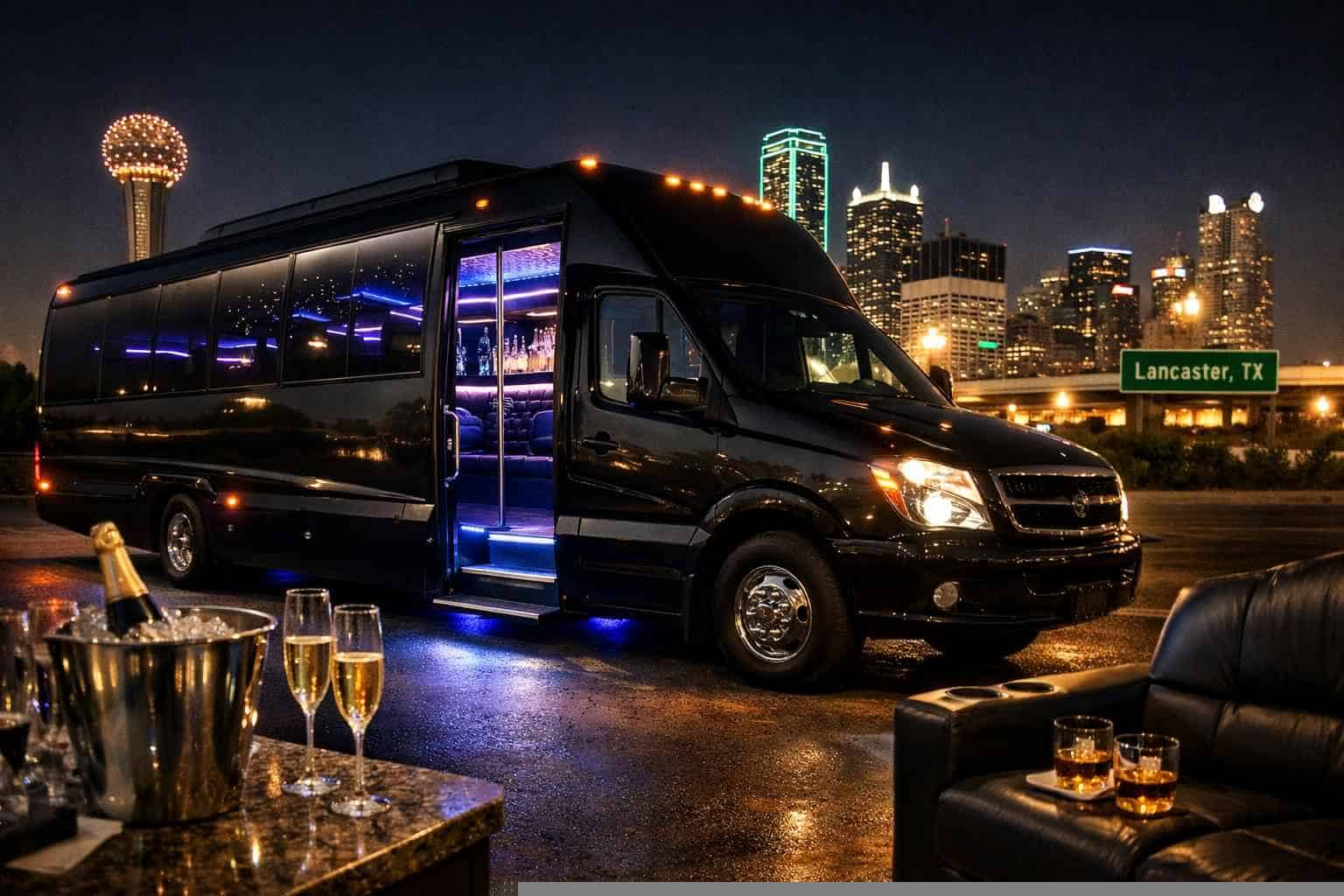 Party Bus Rental Near Me Lancaster TX