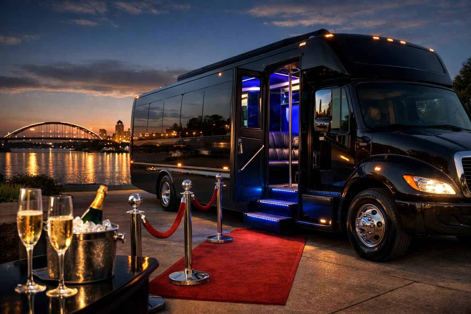 Party Bus Rental Near Me Rowlett TX