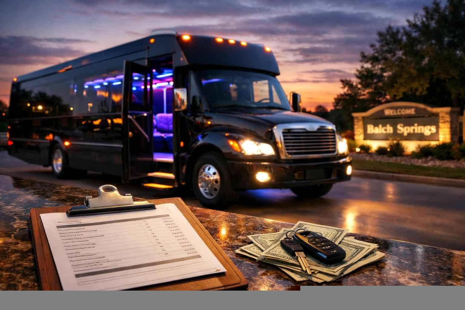 Party Bus Rental Prices in Balch Springs TX