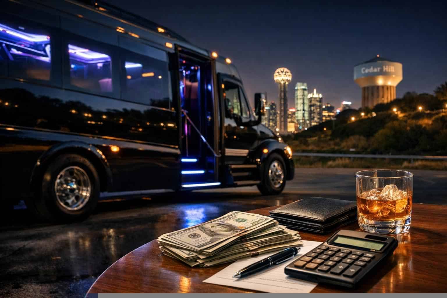 Party Bus Rental Prices in Cedar Hill TX