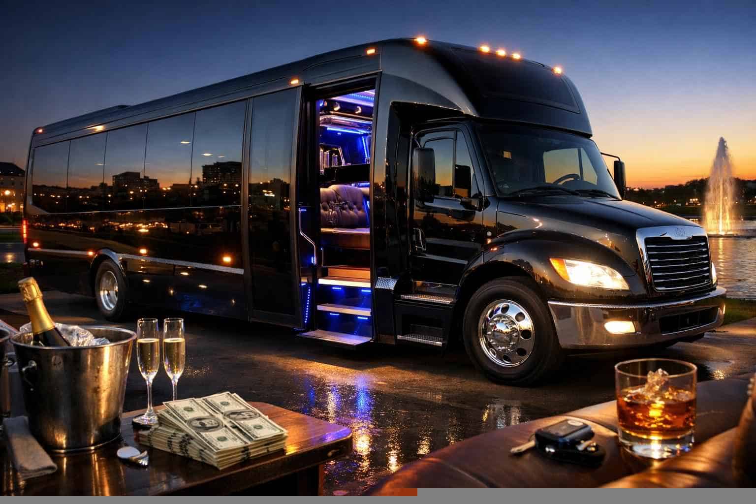Party Bus Rental Prices in Desoto TX