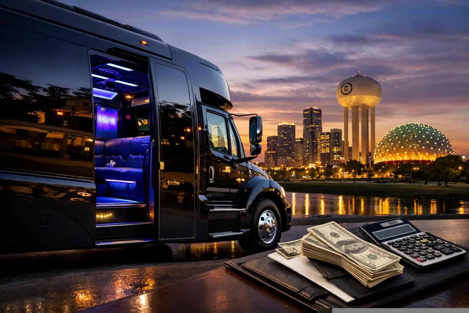 Party Bus Rental Prices in Garland TX