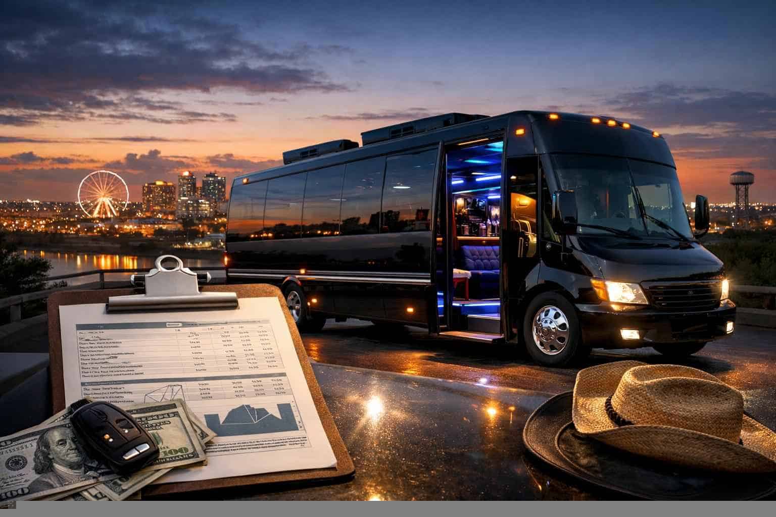 Party Bus Rental Prices in Grand Prairie TX