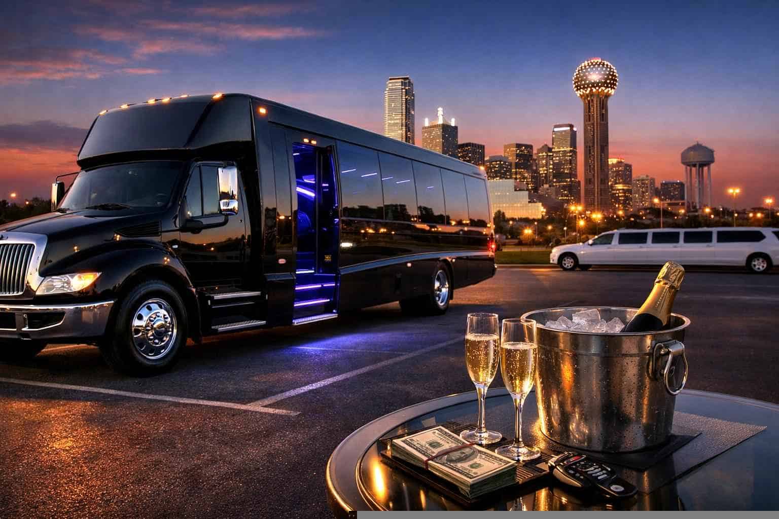 Party Bus Rental Prices in Lancaster TX