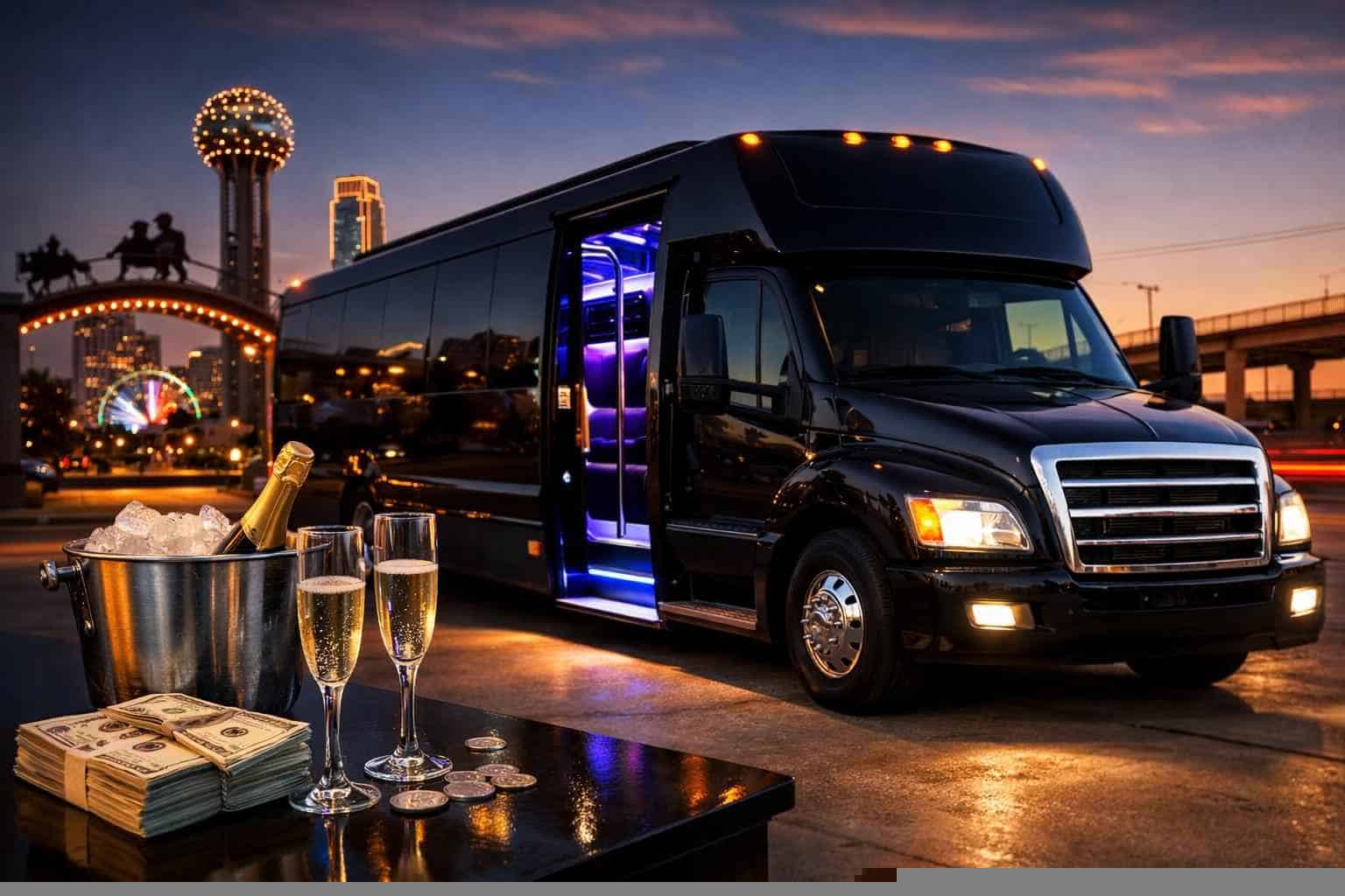 Party Bus Rental Prices in Mesquite TX
