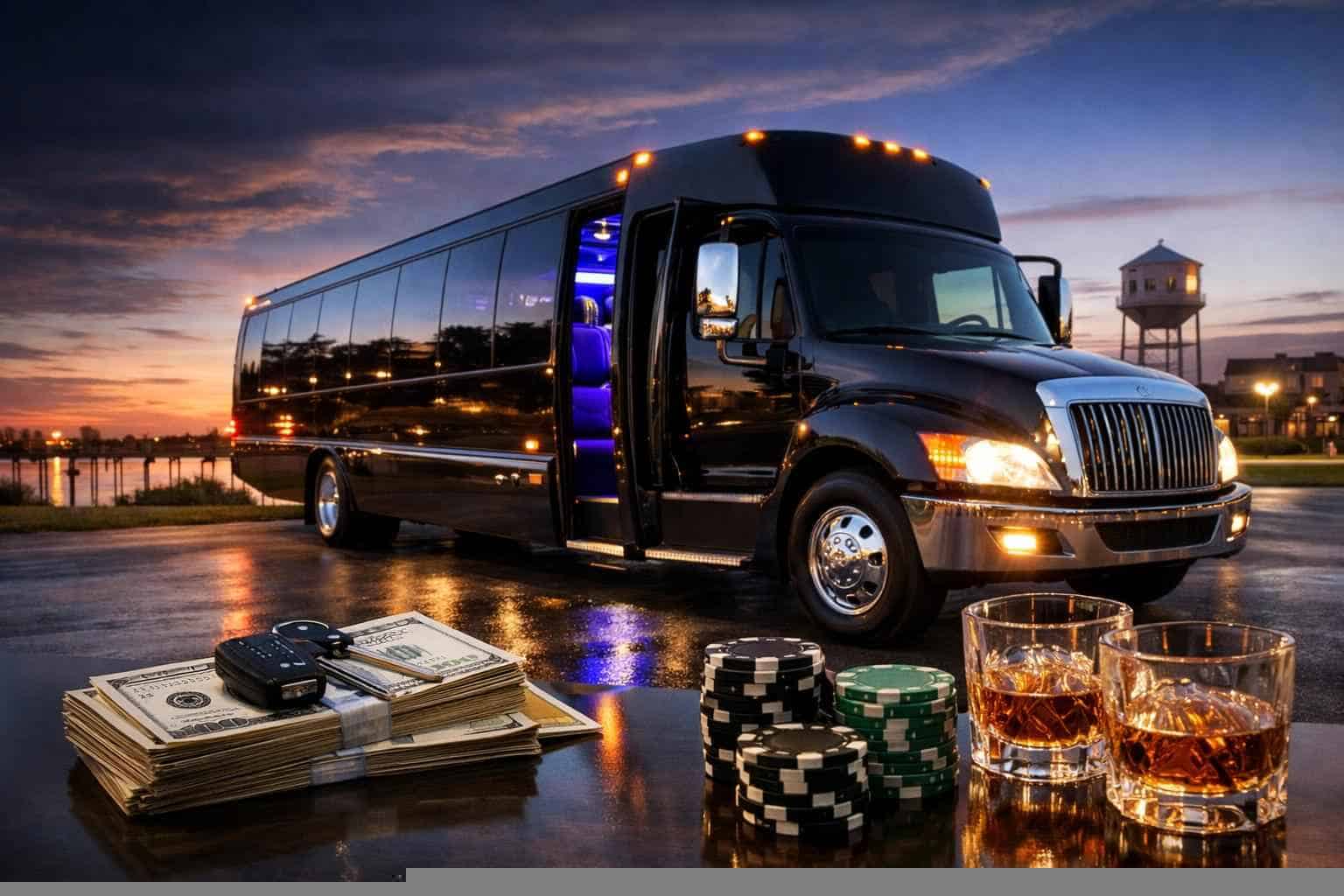 Party Bus Rental Prices in Rowlett TX