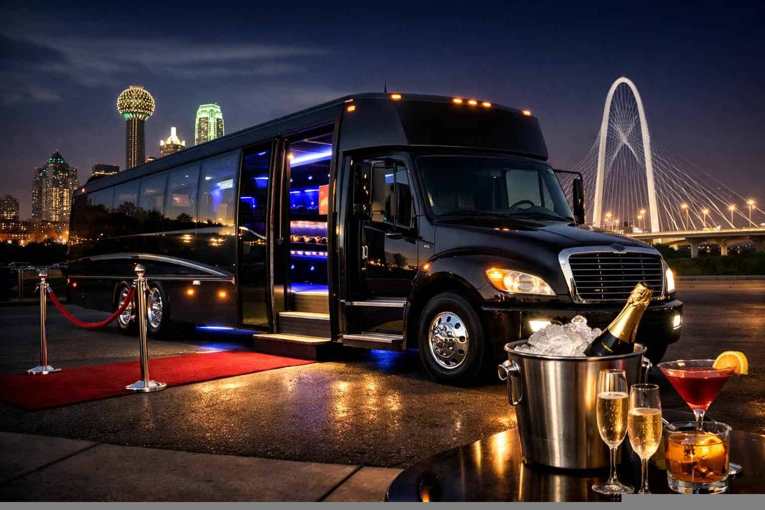 Party Bus Rental Services in Garland Texas