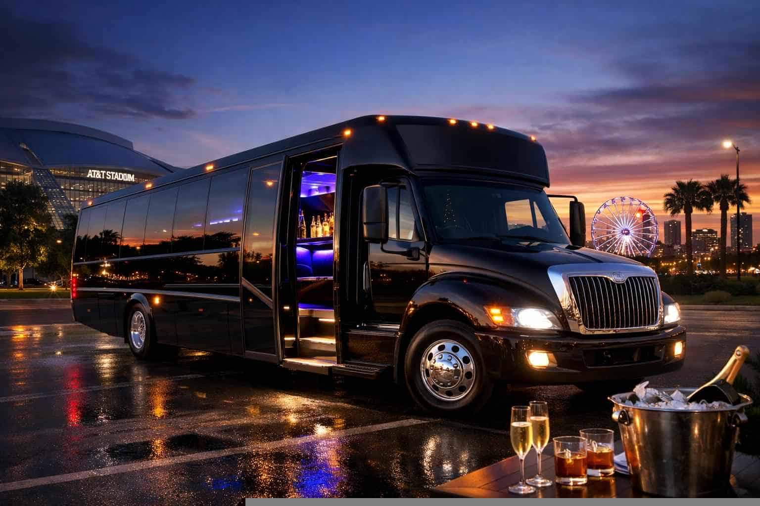 Party Bus Rental Services in Grand Prairie Texas