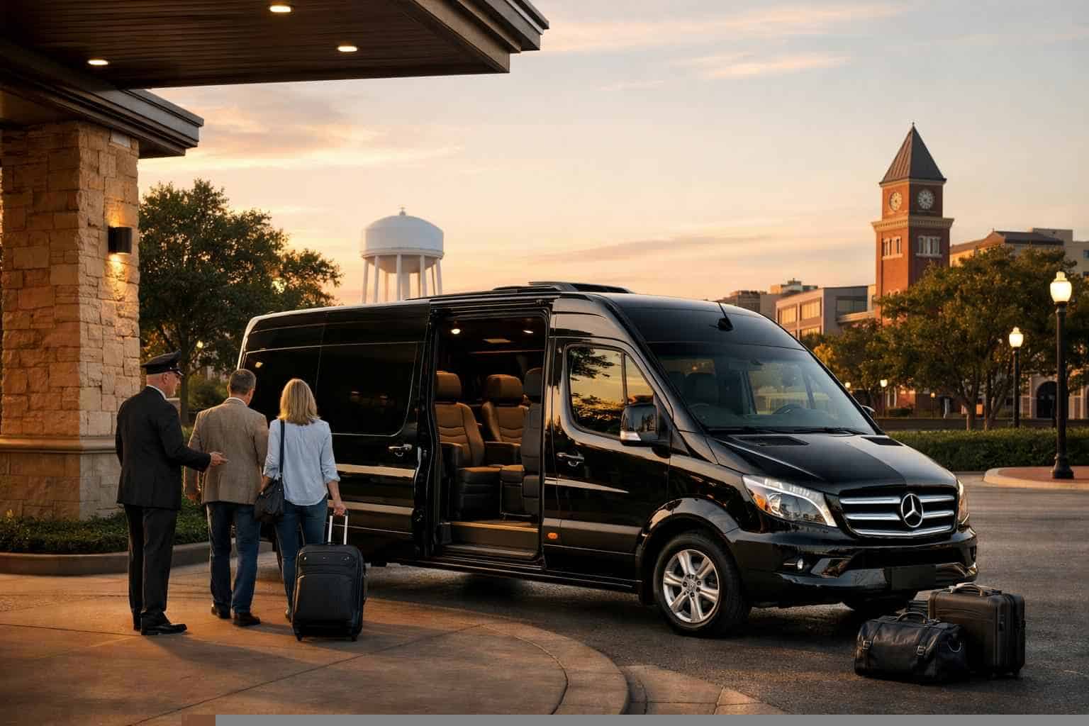 Passenger Van with Driver Garland TX